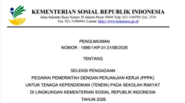 Rekrutmen PPPK Tenaga Kependidikan Sekolah Rakyat 2026 dibuka (Sumber: kemensos.go.id)
