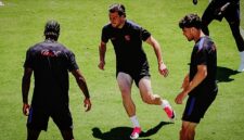 Sesi latihan timnas Amerika Serikat jelang pertandingan melawan timnas Paraguay di pertandingan pembuka grup d Piala Dunia FIFA 2026. (Foto: Instagram @usmnt)