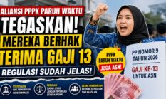 Kabar Gembira! PPPK Paruh Waktu Disebut Berhak Menerima Gaji ke-13 Tahun 2026
