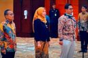 Menteri Keuangan (Menkeu) Purbaya Yudhi Sadewa melantik tiga pejabat pimpinan tinggi madya di lingkungan Kementerian Keuangan (Kemenkeu)
