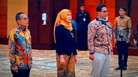 Menteri Keuangan (Menkeu) Purbaya Yudhi Sadewa melantik tiga pejabat pimpinan tinggi madya di lingkungan Kementerian Keuangan (Kemenkeu)