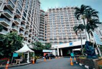 Suasana Kawasan Hotel Sultan dan The Sultan Residence pada masa Sidang Annmaning atau tegurang pengosongan, Senin (9/2/2026)