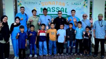 PT Kerinci Merangin Hidro Gelar Khitan Massal Gratis untuk 50 Anak di Batang Merangin