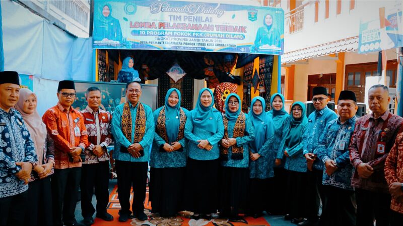 Tim Penilai PKK Provinsi Jambi Nilai Rumah Dilan Kota Sungai Penuh, Sri Kartini Alfin Sambut Langsung