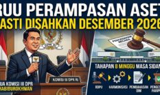 DPR Targetkan RUU Perampasan Aset Rampung Desember 2026