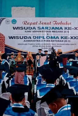 STIA-NUSA Sungai Penuh Wisuda 167 Lulusan, Siap Berkontribusi untuk Daerah dan Bangsa