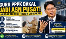 Guru PPPK Bakal Jadi ASN Pusat, Pemerintah Siapkan Anggaran Rp31 Triliun