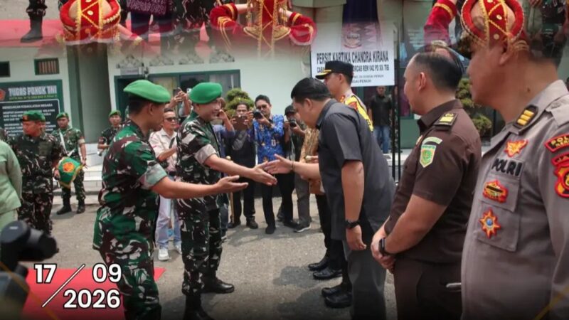 Ketua DPRD Sungai Penuh Hadiri Penyambutan Pangdam XX/TIB di Makodim Kerinci