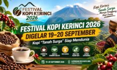 Festival Kopi Kerinci 2026 Digelar 19–20 September, Kopi Tanah Surga Siap Mendunia