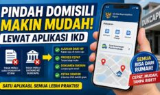 Cara Pindah Domisili Lewat HP, Kini Tak Perlu Surat Pengantar RT/RW