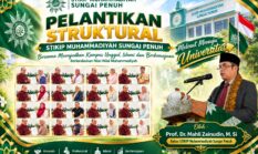 Target Menuju Universitas, STIKIP Muhammadiyah Sungai Penuh Gelar Pelantikan Struktural, Ini Daftarnya
