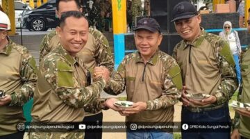Wakil Ketua DPRD Sungai Penuh Hadiri Olahraga Bersama HUT TNI ke-81