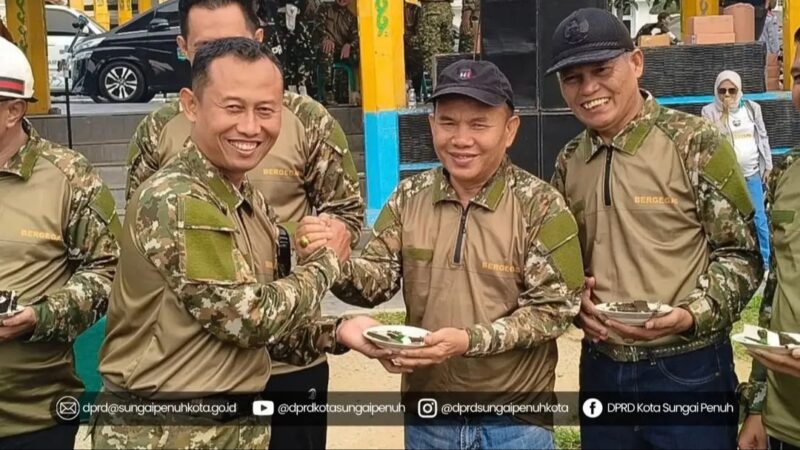 Wakil Ketua DPRD Sungai Penuh Hadiri Olahraga Bersama HUT TNI ke-81