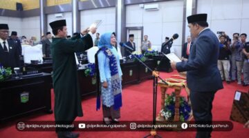 DPRD Kota Sungai Penuh Lantik Hj. Helneti Mesra Melalui PAW Gantikan Alm. Dahkir Yahya