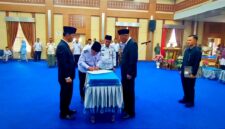 Wawako Azhar Hamzah Lantik Lima Pejabat Eselon II Pemkot Sungai Penuh